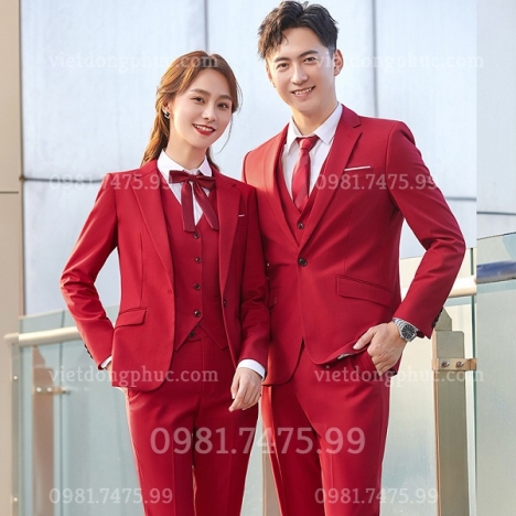 Mẫu đồng phục áo vest nam công sở  cao cấp, thiết kế đẹp, ấn tượng 2022