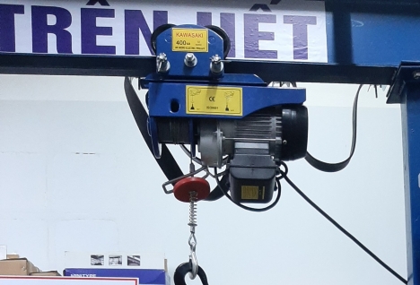 Tời Điện Có Di Chuyển Ngang Nâng 100Kg - 1Tấn, Cao 12M