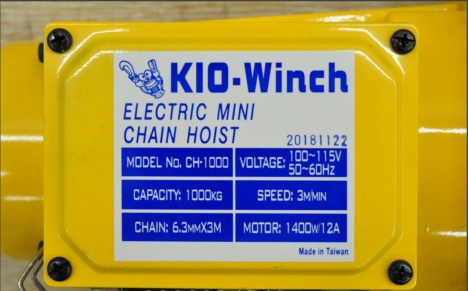 TỜI ĐIỆN KIO ĐÀI LOAN NÂNG TỪ 200KG ĐẾN 1 TẤN