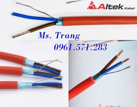 Cáp tín hiệu chống cháy lan + chống nhiễu 2 lõi