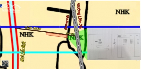 5061m2 Hồng Thái cách đường Liên Xã 80m. SHR . Có đường trên sổ . View đẹp
