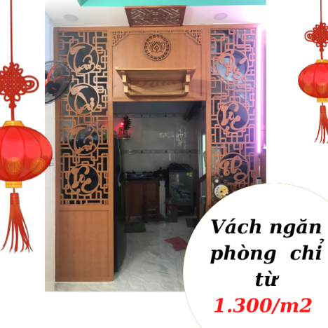 Nhận cắt vách ngăn cnc đẹp cho gia đình ngăn khách bếp