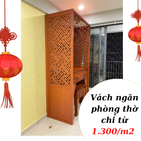 Nhận cắt vách ngăn cnc đẹp cho gia đình ngăn khách bếp
