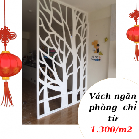 Nhận cắt vách ngăn cnc đẹp cho gia đình ngăn khách bếp