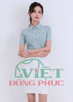 Mẫu sơ mi đồng phục công sở đẹp thời trang , phù hợp với phong cách Doanh nghiệp