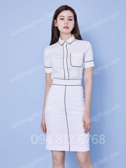 Mẫu sơ mi đồng phục công sở đẹp thời trang , phù hợp với phong cách Doanh nghiệp