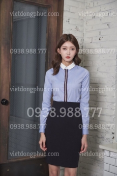 Mẫu sơ mi đồng phục công sở đẹp thời trang , phù hợp với phong cách Doanh nghiệp
