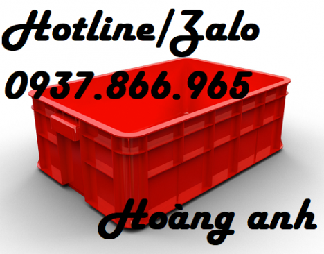 Thùng nhựa nguyên sinh, thùng nhựa HS 017, hộp nhựa khay nhựa cơ khí, hộp nhựa có nắp dùng trong sản