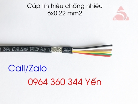 Hàng sẵn kho cáp tín hiệu chống nhiễu 24AWG (0.22mm2) Altek Kabel