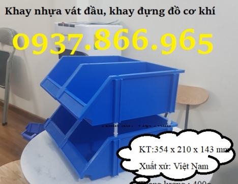Khay chuyên đựng đồ cơ khí, hộp nhựa vát đầu đựng ốc vít, hộp nhựa đựng linh kiện điện tử