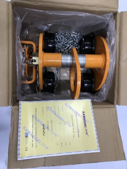 CON CHẠY ĐẨY TAY - CON CHẠY XÍCH KÉO TAY 1 ĐẾN 5 TẤN KAWASAKI