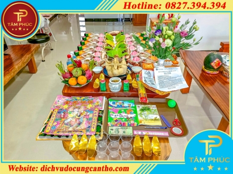 Nhận bày trí mâm cúng thôi nôi trọn gói tại Cần Thơ