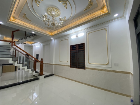 Bán Nhà Lầu Trệt Sân Xe Hơi 228 m2 - Bình Chuẩn - Thuận An - Bình Dương