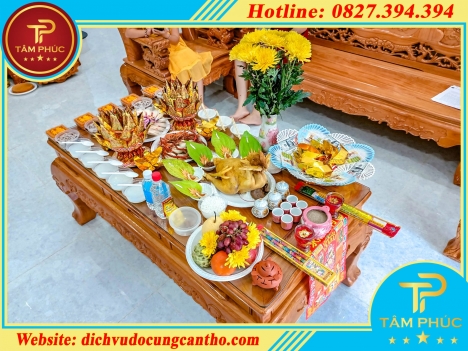 Đặt mâm cúng về nhà mới trọn gói tại Cần Thơ