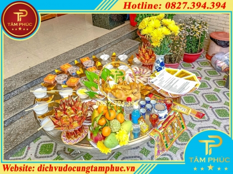 Nhận bày trí mâm cúng động thổ trọn gói tại Cần Thơ