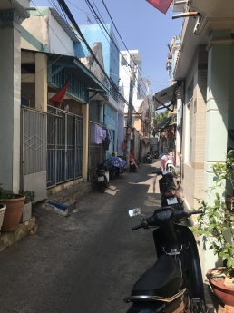 110/ Bán nhà 1 trệt 1 lầu đường Trần Xuân Độ hẻm đa su P. Thắng Nhì