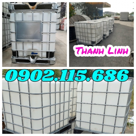 Tank nhựa , tank IBC, tank nhựa đựng hóa chất, tank dung môi, tank đựng thực phẩm, bồn nhựa 1000 lít