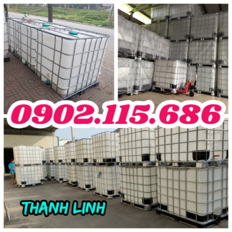 Tank nhựa , tank IBC, tank nhựa đựng hóa chất, tank dung môi, tank đựng thực phẩm, bồn nhựa 1000 lít