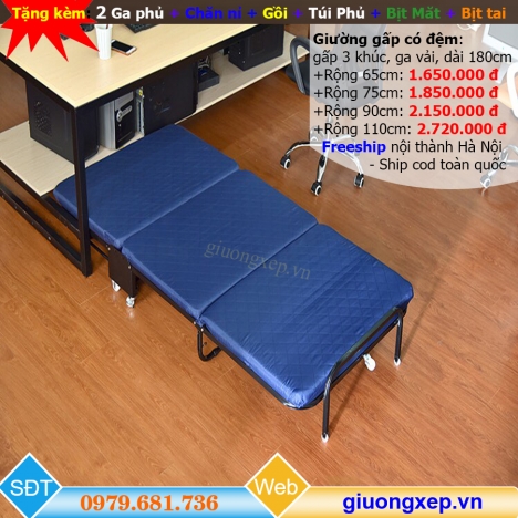Giường gấp ngủ trưa văn phòng