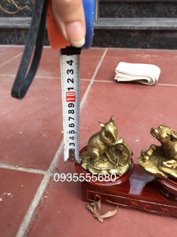 Giao lưu bộ con giáp bằng đồng đúc nguyên khối hàng sưu tầm