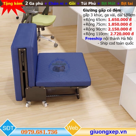 Giường gấp ngủ trưa văn phòng