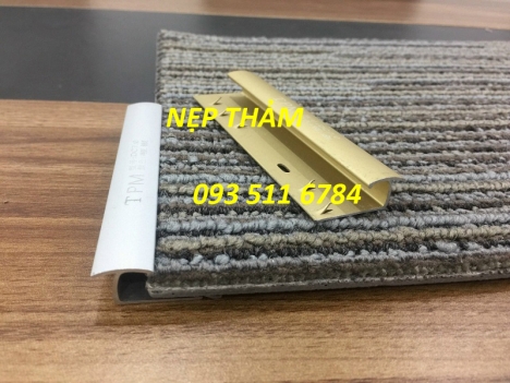 Nẹp kẹp thảm trang trí - Nẹp V Inox màu - Nẹp góc tường V nhôm