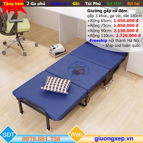 Giường gấp ngủ trưa văn phòng