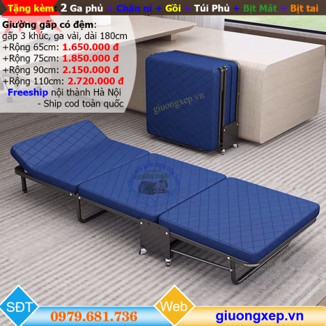 Giường gấp ngủ trưa văn phòng