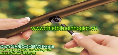Hệ thống tưới nhỏ giọt tây ban nha, dây tưới nhỏ giọt bù áp, báo giá hệ thống tưới nhỏ giọt