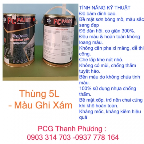 Siêu chống thấm azusa AS102 Plus siêu co giãn.Chống thấm tường hiệu quả