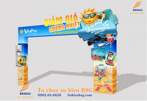 Thiết kế thi công cổng sự kiện