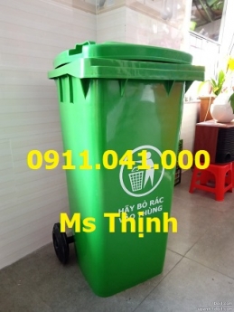 Thùng rác 240lit nhựa HDPE giá rẻ giá sỉ