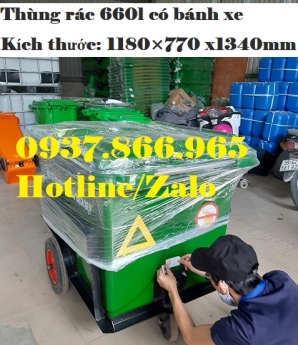 Cung cấp thùng rác nhựa 660l công nghiệp, thùng rác tại công sở, thùng rác trong công viên