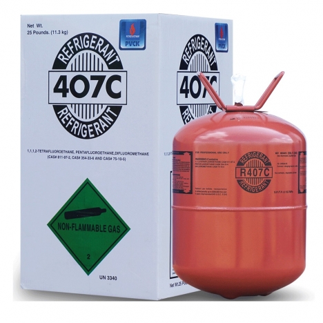 Gas lạnh R407 dùng trong công nghiệp