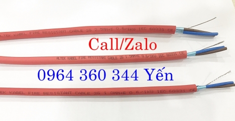 Cáp chống cháy chống nhiễu 1x2x1.5mm2 LSZH Altek Kabel