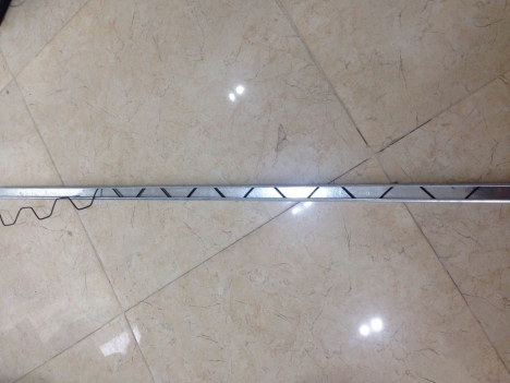 Nẹp nhà kính giá tốt, thanh nẹp cài màng nhà kính, thanh nẹp C và  zic zac lò xo