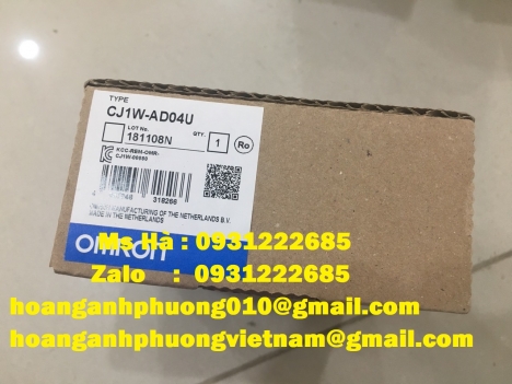 CJ1W-AD04U | Mô đun analog | omron