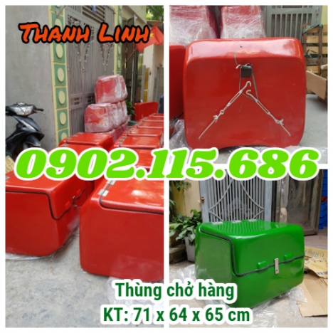 Thùng ship hàng tại Hà Nội, thùng giao hàng loại lớn, thùng giao đồ ăn, thùng ship hàng chuyển phát