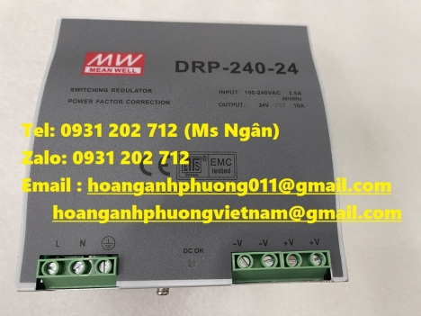 DRP-240-24 | Bộ nguồn | hãng Meanwell | chính hãng
