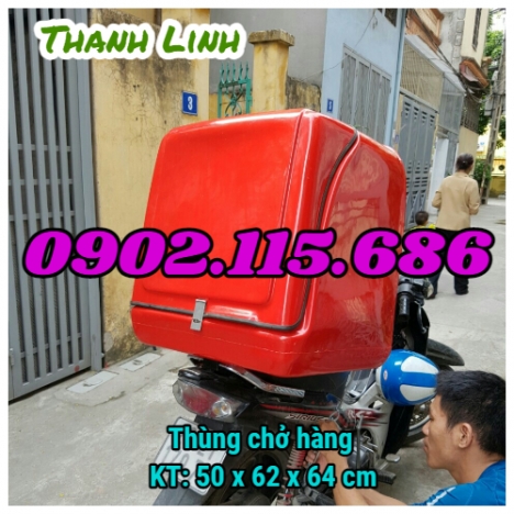 Thùng ship hàng tại Hà Nội, thùng giao hàng loại lớn, thùng giao đồ ăn, thùng ship hàng chuyển phát
