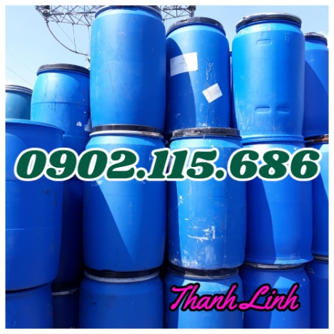 Thùng phuy nhựa nắp hở, phuy nhựa nắp hở 220 lít, thùng đựng hóa chất 220L, thùng phuy nhựa 200L, th