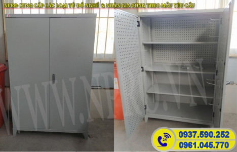 Một số mẫu tủ treo đồ nghề 2 cánh dùng trong nhà máy