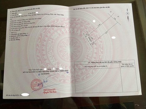 Bán đất Thanh Thuỷ, Thuỷ Thanh, TP Huế chỉ 1 tỷ 5xx