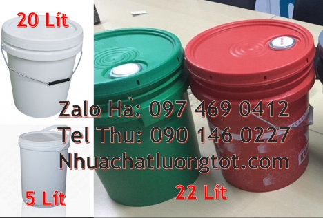 vỏ thùng đựng sơn nước Vỏ thùng đựng sơn 10 lít, Thùng nhựa giá rẻ, Vỏ thùng nhựa 18 lít, Xô