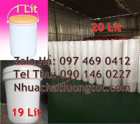 vỏ thùng đựng sơn nước Vỏ thùng đựng sơn 10 lít, Thùng nhựa giá rẻ, Vỏ thùng nhựa 18 lít, Xô