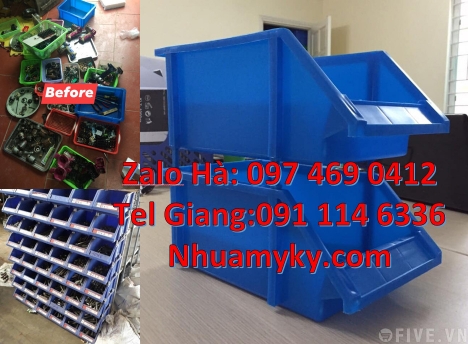 hộp nhựa duy tân, Kệ phụ tùng, kệ đựng linh kiện, kệ đựng hàng hóa, thùng nhựa tp hcm, khay nhựa xan