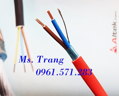 Cáp chống cháy chống nhiễu 2x1.0 Altek Kabel vỏ LSZH