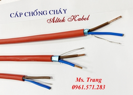 Cáp chống cháy chống nhiễu 2x1.0 Altek Kabel vỏ LSZH