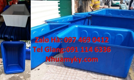 Thùng nhựa chữ nhật dung tích lớn, thùng nhựa tròn có nắp đậy, thùng nhựa đựng nước sinh hoạt giá rẻ