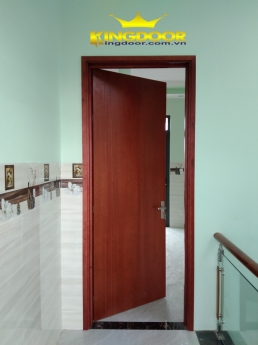 Cửa gỗ MDF Veneer vân gỗ Ash, Xoan đào, Căm xe, Sapele